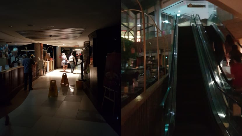 Raffles City plunged into darkness due to ‘partial blackout’