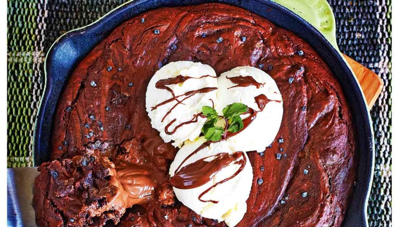Eat This Giant Salted Caramel & Nutella Chocolate Cookie In Front Of The Telly