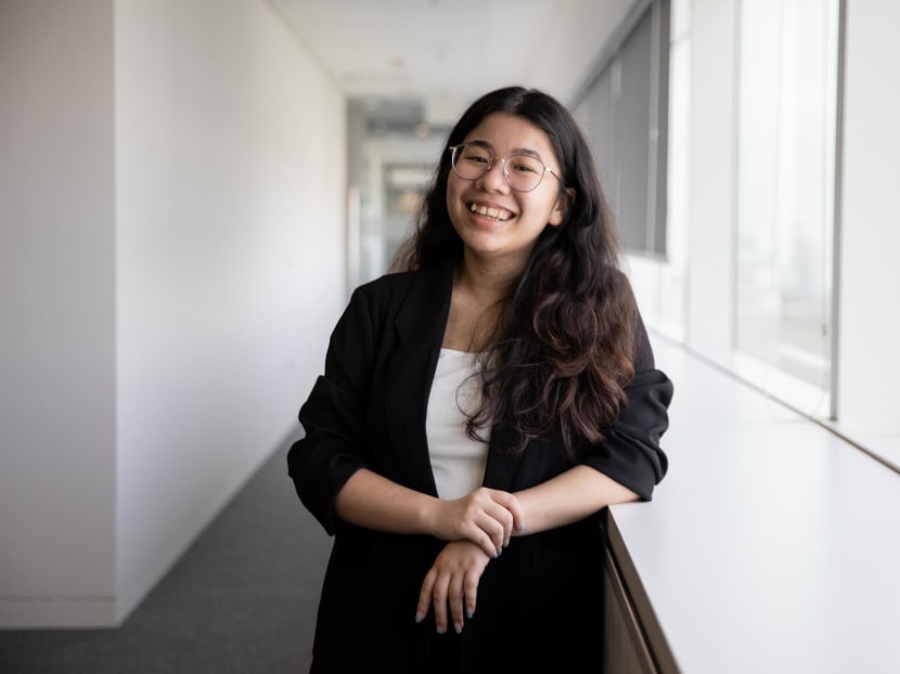TODAY journalist Loraine Lee, seen here in office on May 27, 2022, had never worked physically in one until April 2022 due to the pandemic. TODAY journalist Loraine Lee, seen here in office on May 27, 2022, had never worked physically in one until April 2022 due to the pandemic.