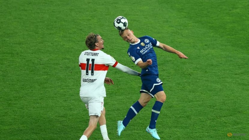 Stuttgart beat third-tier Arminia Bielefeld 4-2 to clinch German Cup Stuttgart beat third-tier Arminia Bielefeld 4-2 to clinch German Cup