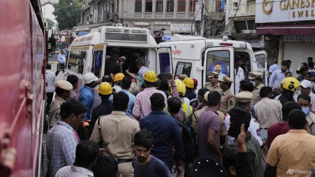 Fire in India's Hyderabad kills at least 17 people