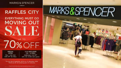 Marks & Spencer Raffles City Closing Down, Last Day Of Operation Dec 31, 2020