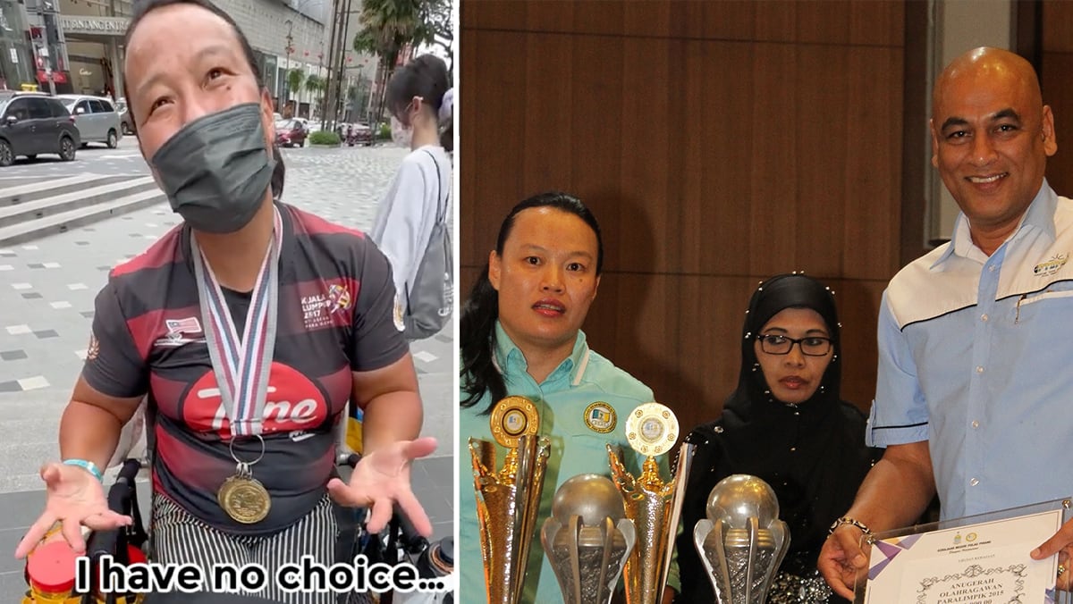 Spectacular Former Malaysian Para Athlete Koh Lee Peng Seen Crying While Selling Tissues, Draws Attention Online Artwork Illustration