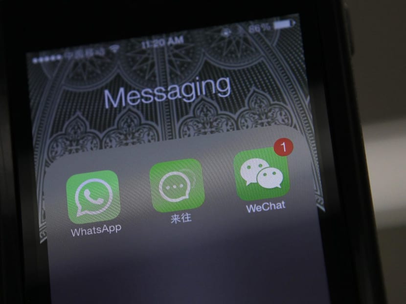 An increasing number of teenagers and schoolchildren are using the mobile phone application WeChat for online gambling, as well as to connect with others looking for sexual hook-ups and for the buying and selling of drugs. Photo: REUTERS An increasing number of teenagers and schoolchildren are using the mobile phone application WeChat for online gambling, as well as to connect with others looking for sexual hook-ups and for the buying and selling of drugs. Photo: REUTERS