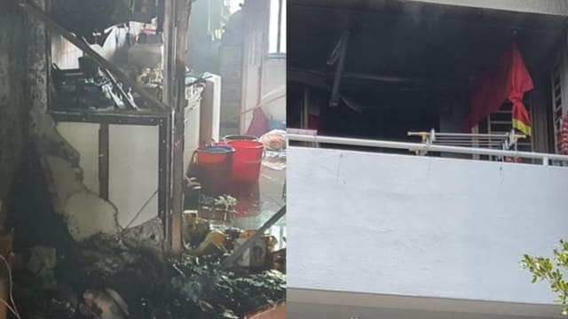勿洛北组屋今午发生火患 14人自行疏散