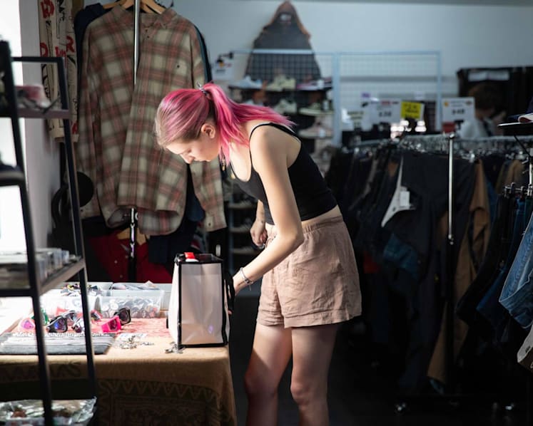 Where did this secondhand shirt come from? As thrift shops proliferate, eco-conscious youths are questioning their sourcing