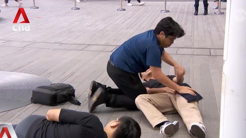 More than 120 participants join counter-terrorism drill at NUS UTown 