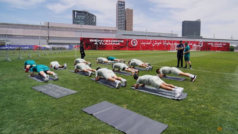 Iran players conduct first open practice at Tijuana camp