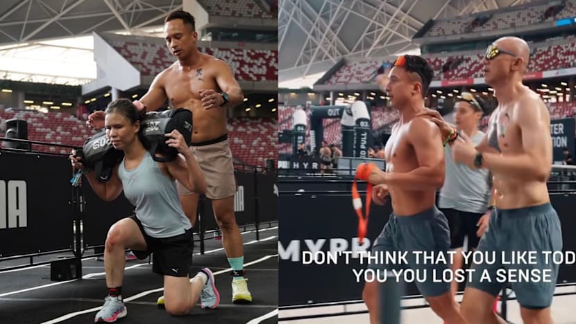 S’pore Gym Trainer Partners & Guides Visually Impaired Athletes At Hyrox 2026 For 2 Races