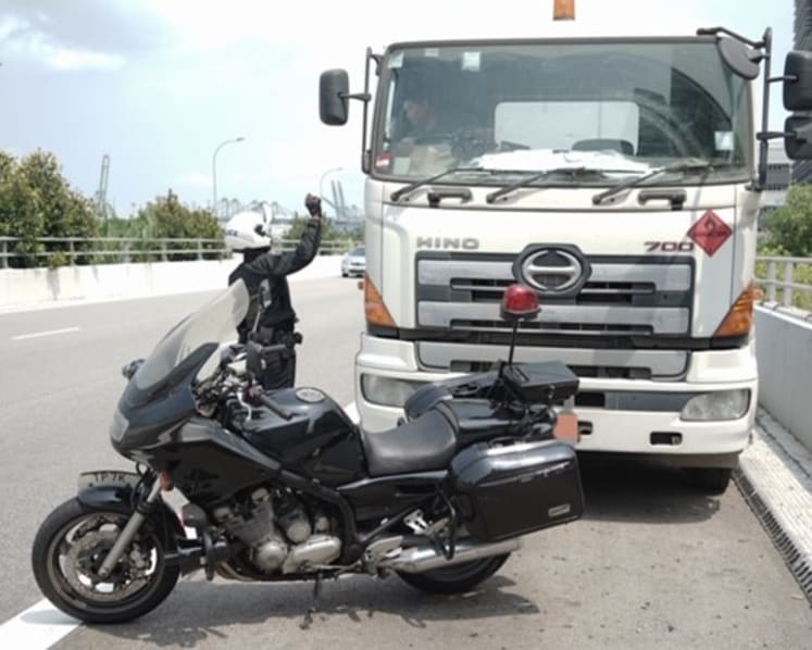 Traffic Police crack down on errant heavy-vehicle drivers, 25 caught in one operation