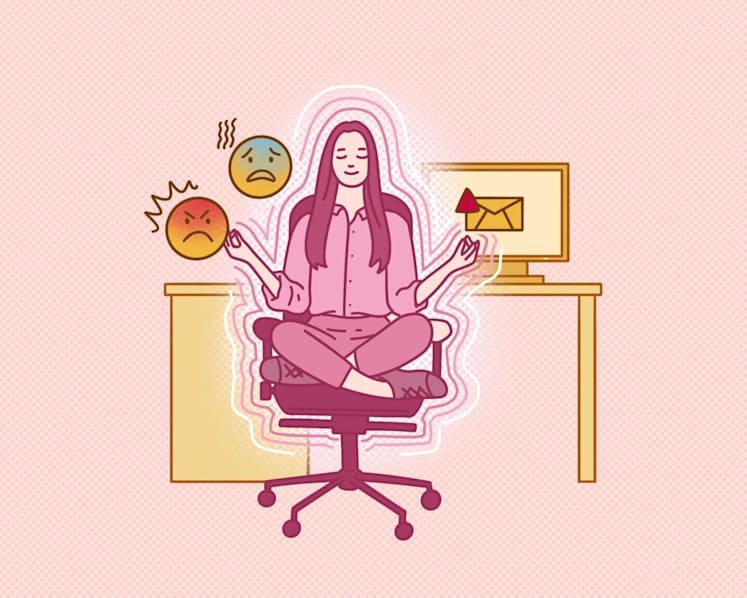 When life's challenges crowd in, here's how to keep your emotions in check at work