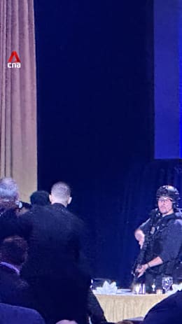 What happened just before shooting at White House Correspondents' Dinner