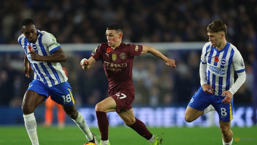 Man City lose fourth in a row after defeat by Brighton Man City lose fourth in a row after defeat by Brighton