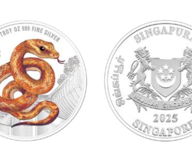 MAS unveils 2025 Year of the Snake coins featuring Henderson Waves 