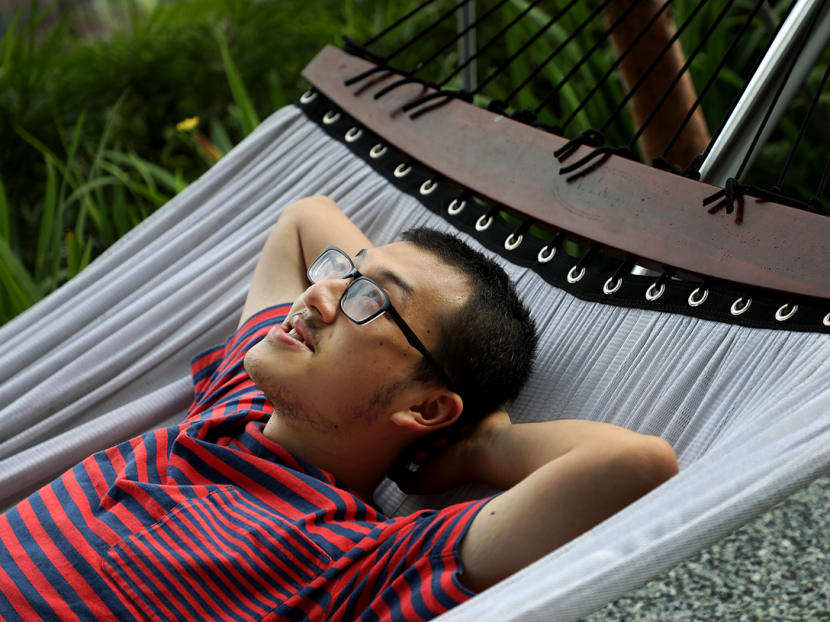 Mr Zeng Yi (pictured) suffered from obstructive sleep apnoea for years. When severe, as was in his case, patients may stop breathing as often as 200 to 300 times a night. Mr Zeng Yi (pictured) suffered from obstructive sleep apnoea for years. When severe, as was in his case, patients may stop breathing as often as 200 to 300 times a night.