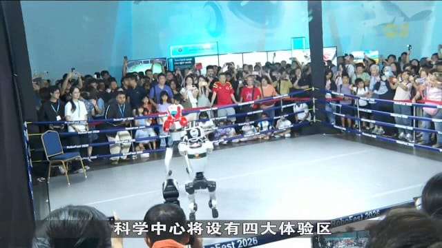新加坡RoboFest登场 机器人走入展区互动
