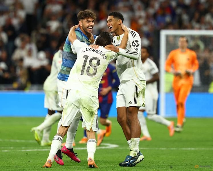 Mbappe and Bellingham strike as Real Madrid edge Barcelona 2-1 in fiery El Clasico