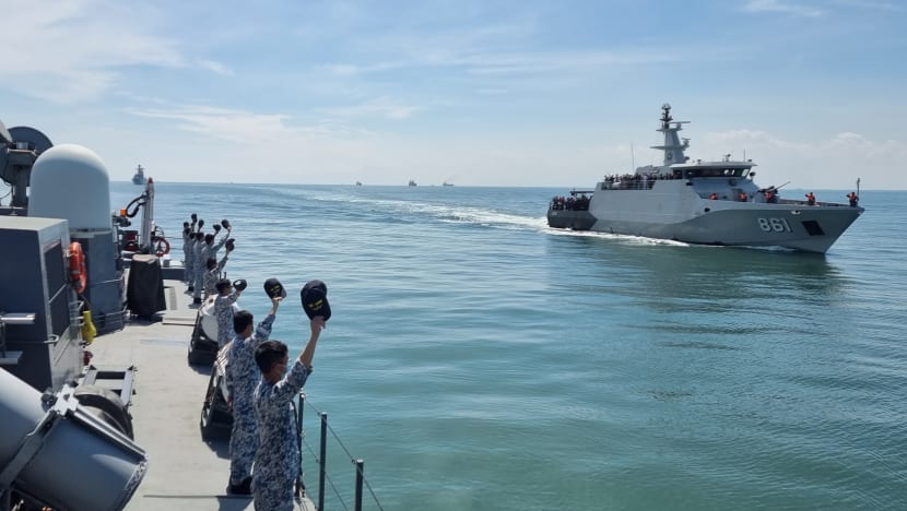 Singapore navy taking part in first ASEAN-Russia maritime exercise Singapore navy taking part in first ASEAN-Russia maritime exercise