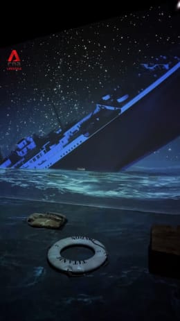New Titanic: An Immersive Voyage exhibition in Singapore