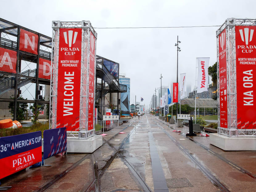 The restaurant and bar area of Wynyard Quarter, Auckland, is deserted as the city enters a Covid-19 lockdown on Feb 15, 2021. The restaurant and bar area of Wynyard Quarter, Auckland, is deserted as the city enters a Covid-19 lockdown on Feb 15, 2021.