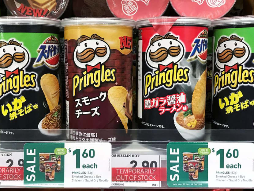 New Japanese Pringles Flavours Like Soy Chicken 'Ramen' Sold In Singapore For $1.60 Each