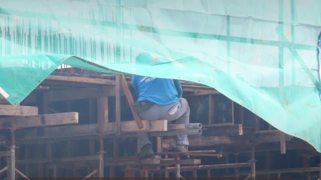 人力部对小型建筑工地展开安全稽查行动 发出七个停工令