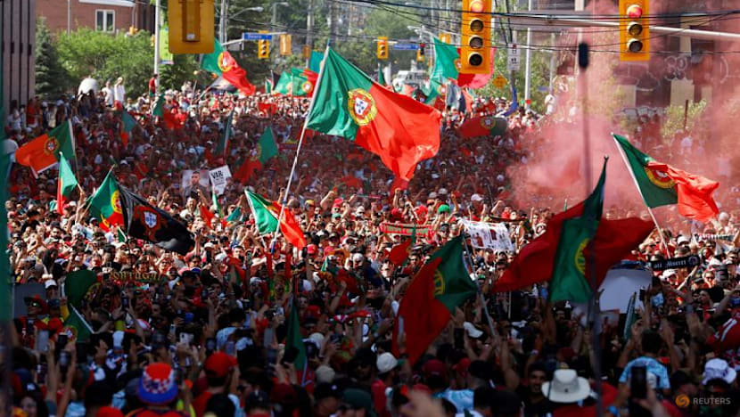 One last dance: Portugal and Croatia fans march in Toronto heat to see Ronaldo and Modric