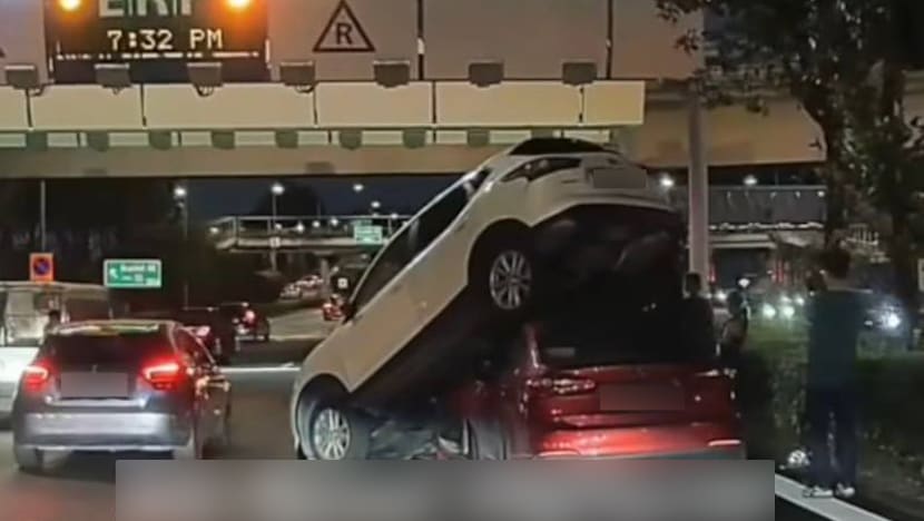 Four taken to hospital after pile-up involving four vehicles on CTE 