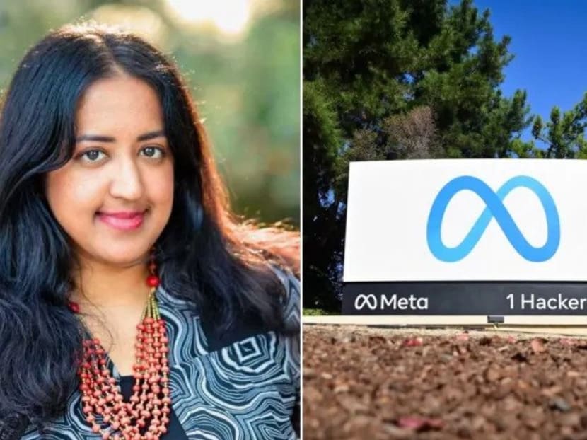 Ms Vaishnavi Jayakumar (left) has accused Meta of racial discrimination when she was an employee there. Ms Vaishnavi Jayakumar (left) has accused Meta of racial discrimination when she was an employee there.
