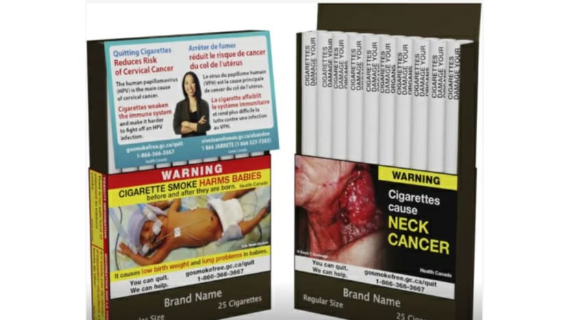 Kanada cetak amaran bahaya merokok pada setiap batang rokok