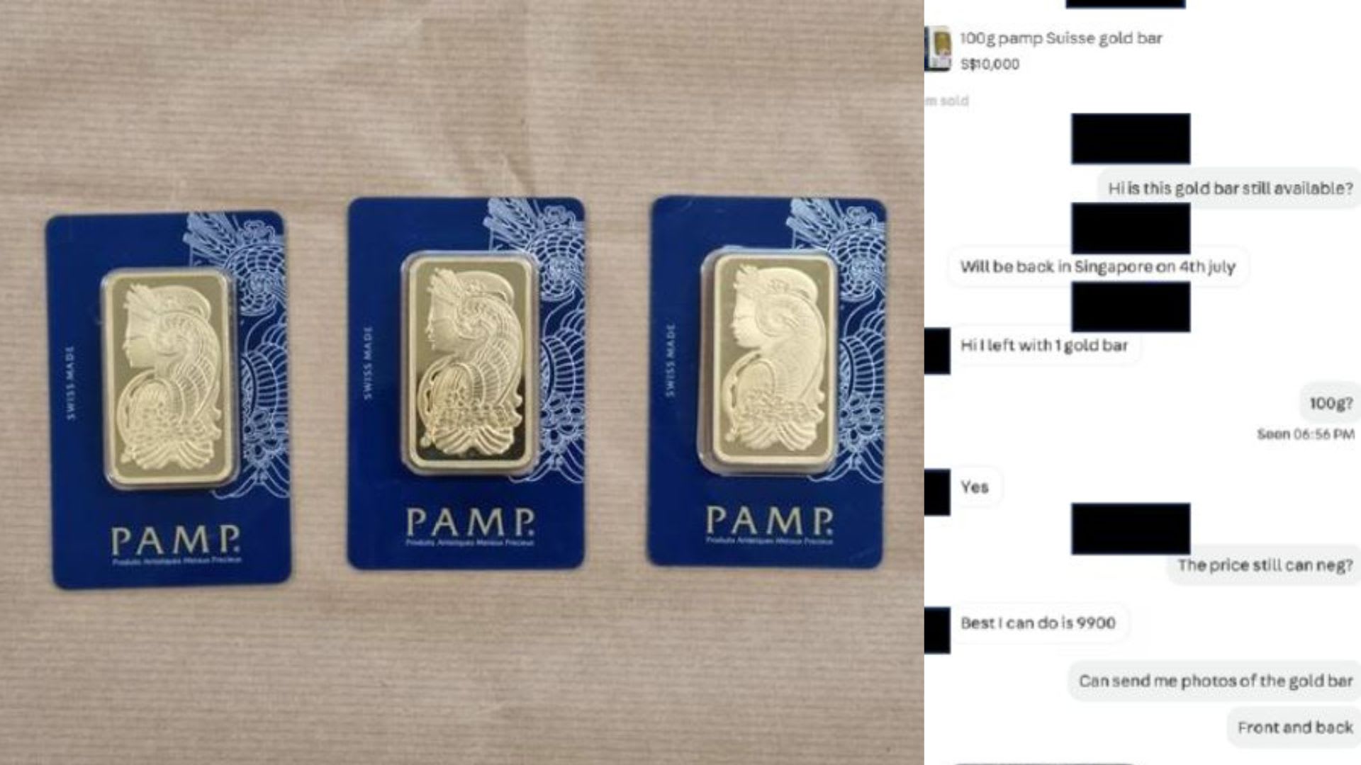 三名青年涉在电商平台销售假金条被捕- 8world