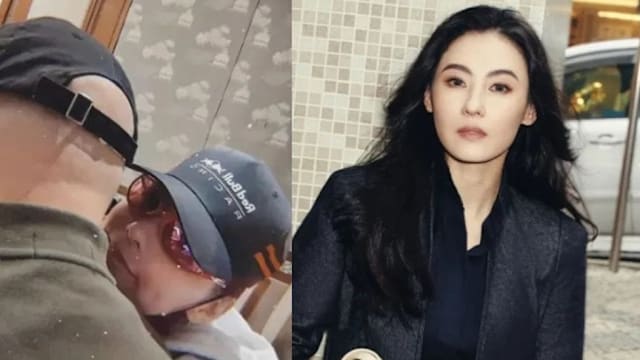 晒神秘男亲密照，张柏芝小儿子生父身份再引猜测