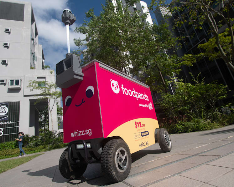 Foodpanda to use robots to deliver food in NUS, NTU and Punggol