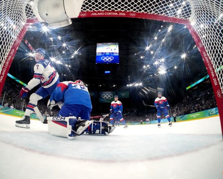 Ice hockey-US rout Slovakia to set up final showdown with Canada