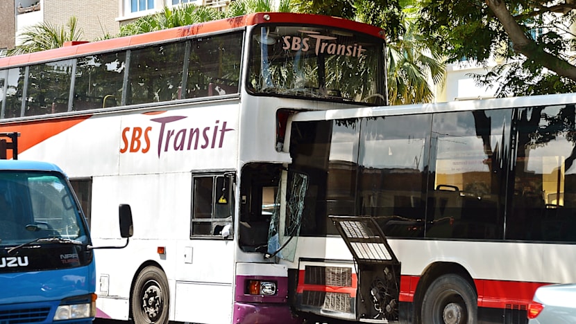 3-bus collision on Changi Road leaves 28 hurt