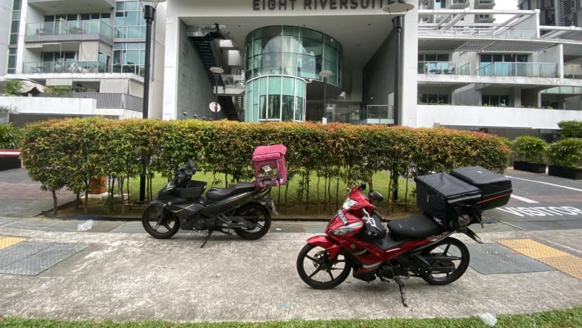 'Haphazard parking, speeding': Some condos ban or restrict access to food delivery riders over errant behaviour