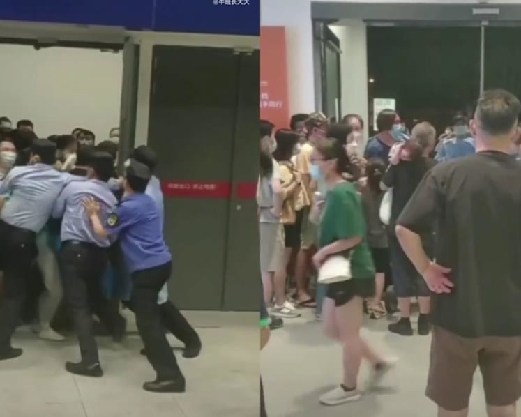 IKEA shoppers rush out of Shanghai store amid COVID-19 lockdown attempt  
