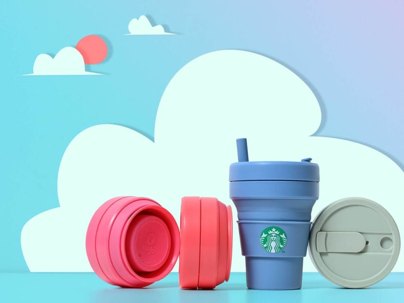 Starbucks Coffee - スターバックス シンガポール stojo Giveaway: Starbucks x Stojo Collapsible Cups — Summer-rific