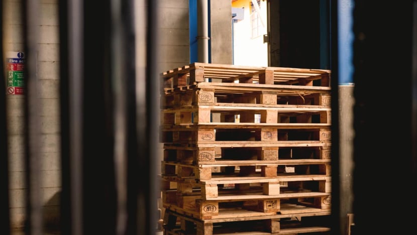 Jail for man who harboured grudge against colleague, threw 23kg wooden pallet at his head