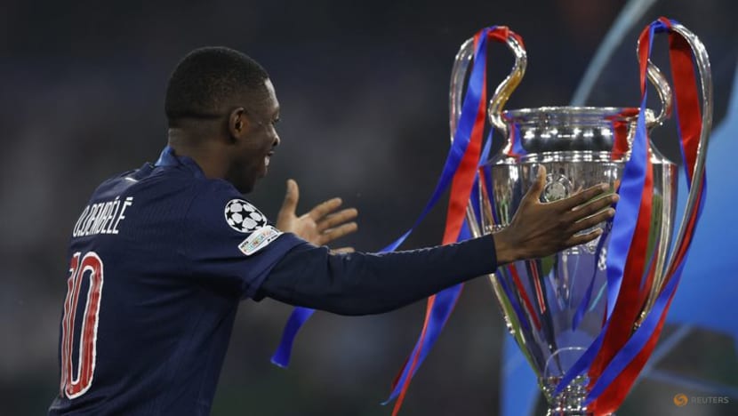 Deschamps will find PSG's France players in strange state after party, Dembele says