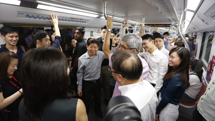 Review underway to address additional fares when switching between MRT lines: Khaw