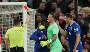 Everton midfielder Gueye's red-card appeal for slap on teammate rejected