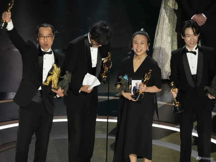 The monster wins one at last as Godzilla Minus One wins the Oscar for visual effects The monster wins one at last as Godzilla Minus One wins the Oscar for visual effects