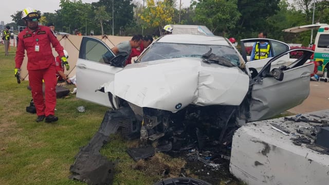 马国一家四口泰国遇死亡车祸 三死一伤