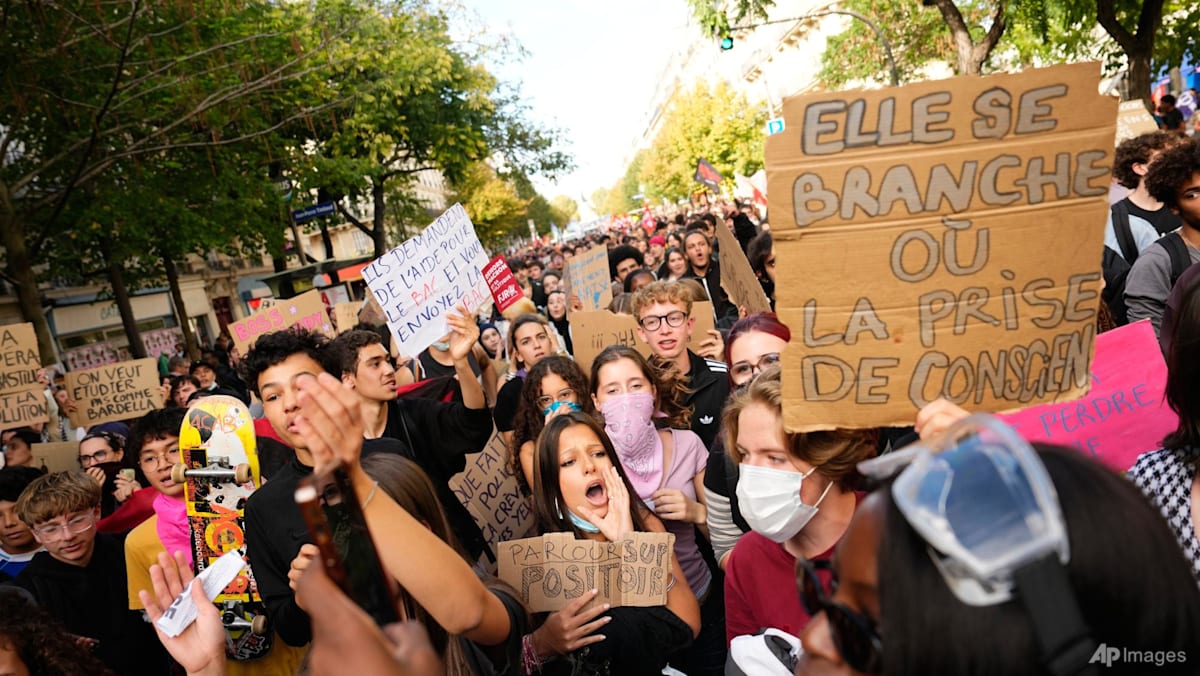 CNA Explains: What are the grievances driving the expanding school protests in France?