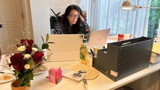 舒淇台风天宅在家　网民“看图猜影后生活习惯”