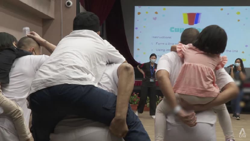 Inmates celebrate Father’s Day with their children in largest family reunion at Changi Prison since pandemic Inmates celebrate Father’s Day with their children in largest family reunion at Changi Prison since pandemic