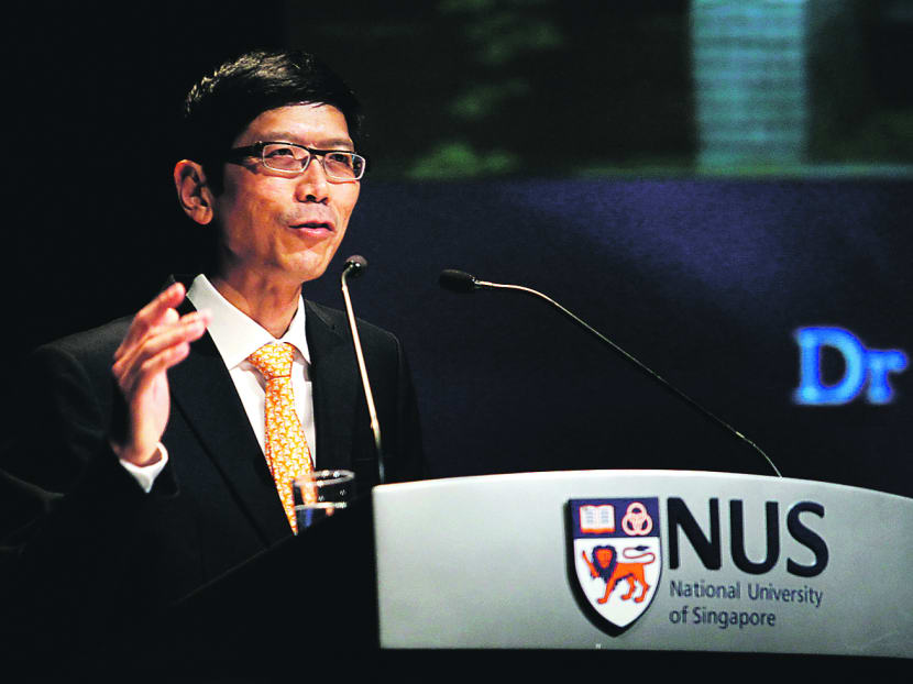NUS President Tan Chorh Chuan said the university’s performance is ‘a reflection of our country’s strong support for higher education’. TODAY file photo