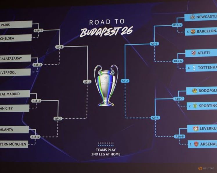 Real Madrid and Man City to meet again in Champions League last 16