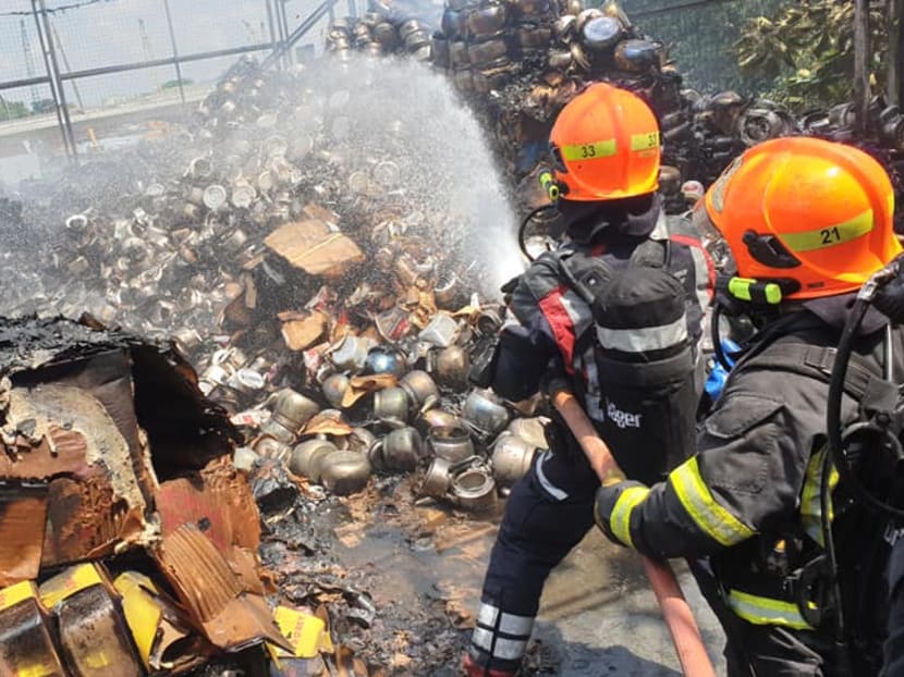 To bring the fire under control, SCDF deployed 14 emergency vehicles and 40 firefighters, it said on Monday (Nov 18) in a statement on Facebook.